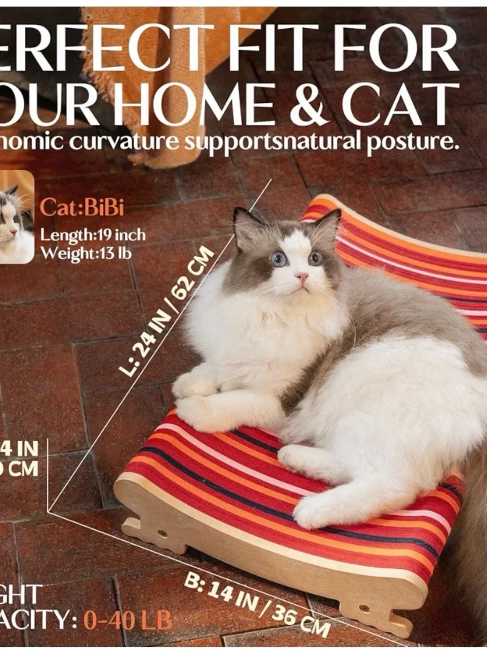 Felt Cat Scratcher Bed
